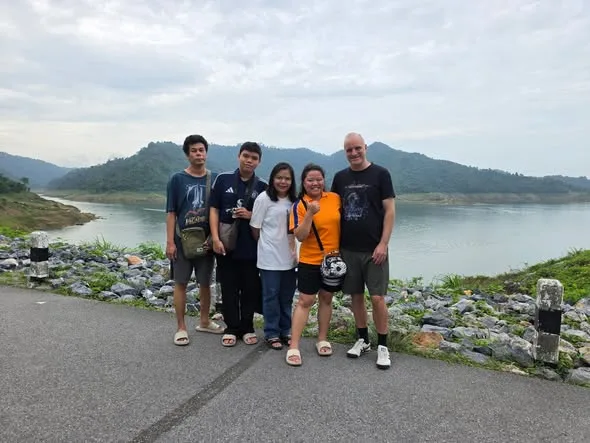 Customers on a Nakhon Nayok one day trip