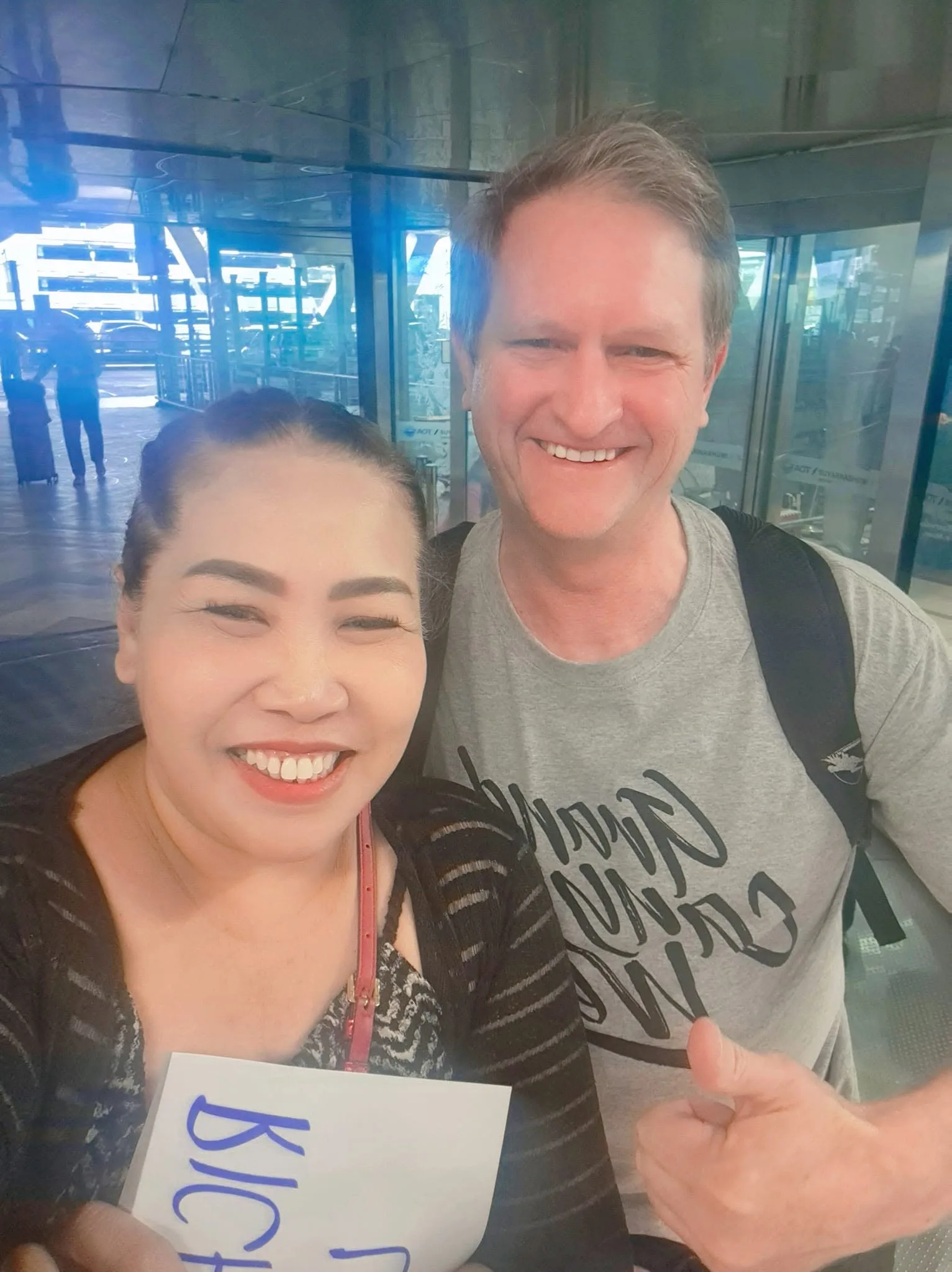 Airport pickup moment 6